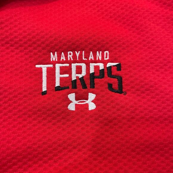 Maryland Terps Under Armour Pullover Medium - Picture 4 of 6